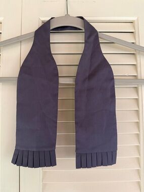 Ginnie Johansen Silk Scarf/Bow tie Strip in Periwinkle